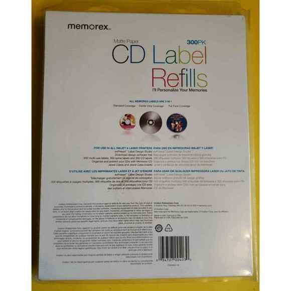 DVD Labeling Kit And CD Label Refills Lot - Picture 5 of 5